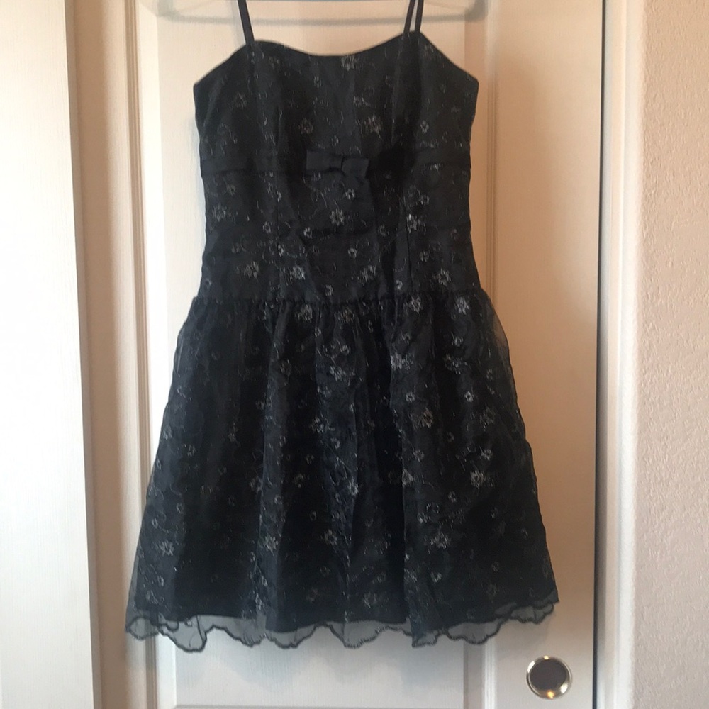 Black cocktail dress